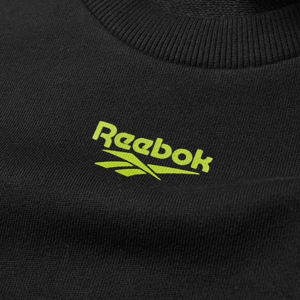 1000x1000 Reebok Vector Logo Crew Sweat Black End