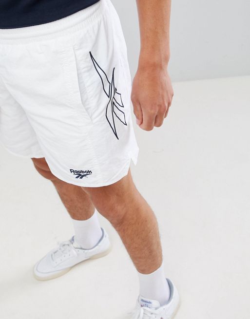 513x655 Reebok Vector Shorts In White Men Delicate Colors