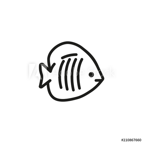Butterfly Fish Line Icon Animal, Reef, Aquarium Oceanarium 500x500 Butterfly Fish Line Icon Animal, Reef, Aquarium Oceanarium