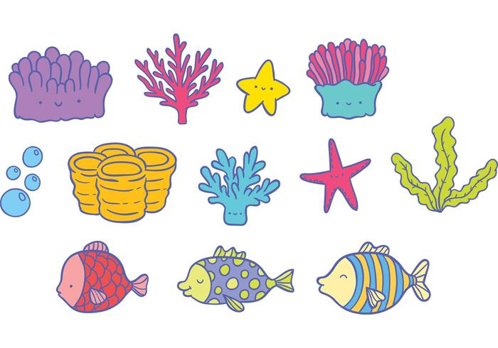 Coral Reef Fish Vector 700x490 Coral Reef Fish Vector