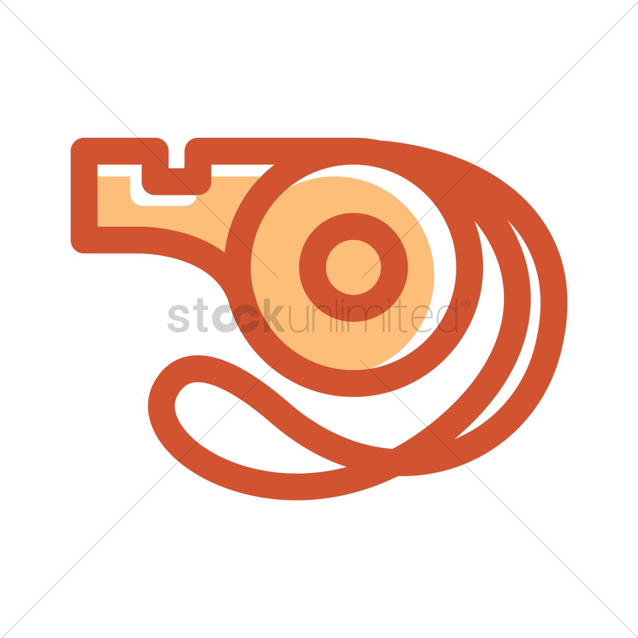 Referee Whistle Vector Image 1300x1300 Referee Whistle Vector Image