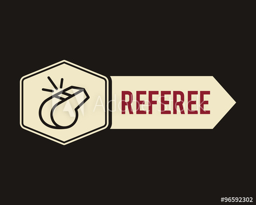 The Whistle Door Tag, Icon, Label Or Badge Referee Symbol Flat 500x400 The Whistle Door Tag, Icon, Label Or Badge Referee Symbol Flat