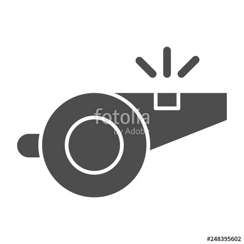 Whistle Solid Icon Referee Whistle Vector Illustration Isolated 500x500 Whistle Solid Icon Referee Whistle Vector Illustration Isolated