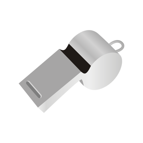 Football Referees Whistle Vector Image 500x500 Football Referees Whistle Vector Image