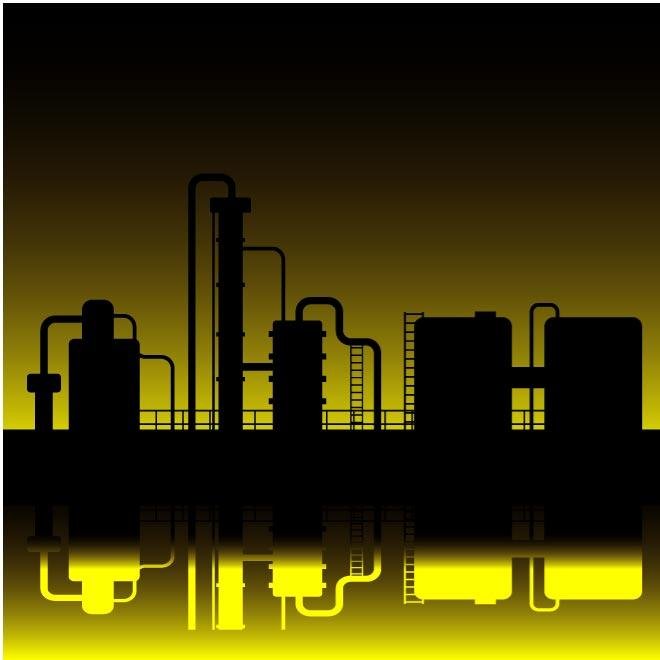 660x660 Free Oil Refinery Vector Graphics Files, Vectors