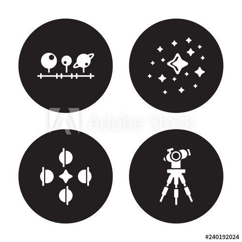 Vector Icon Set Magnitude, Solstice, Star Cluster, Reflector 500x500 Vector Icon Set Magnitude, Solstice, Star Cluster, Reflector