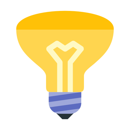 Reflector Bulb Icon 452x452 Reflector Bulb Icon