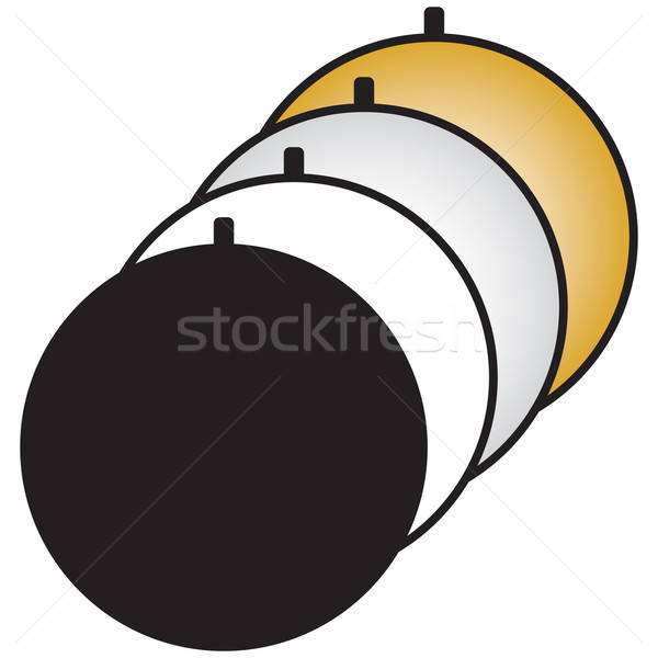 Collapsible Multi Disc Light Reflector Vector Illustration 600x600 Collapsible Multi Disc Light Reflector Vector Illustration