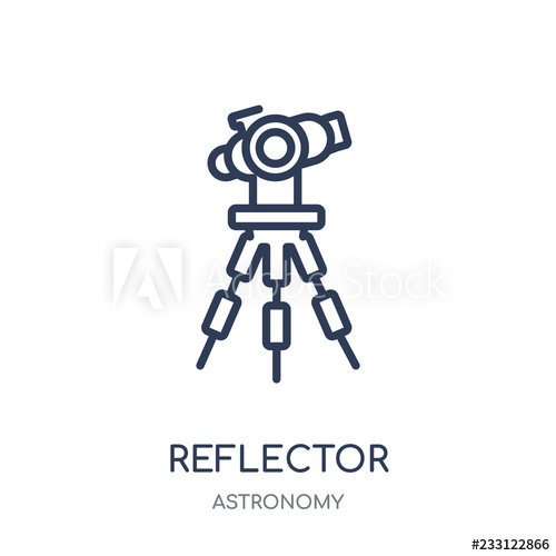 Reflector Icon Reflector Linear Symbol Design From Astronomy 500x500 Reflector Icon Reflector Linear Symbol Design From Astronomy
