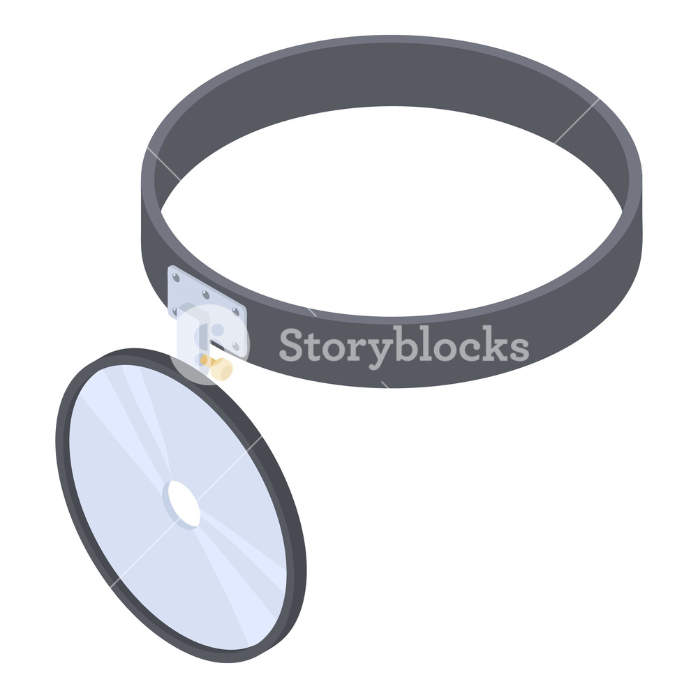 Headlamp Reflector Icon Isometric Illustration Of Headlamp 1000x1000 Headlamp Reflector Icon Isometric Illustration Of Headlamp