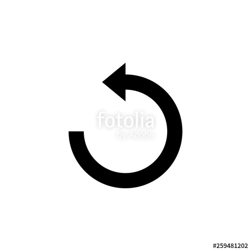 500x500 Refresh Icon Reload Icon Vector Update Icon Stock Image