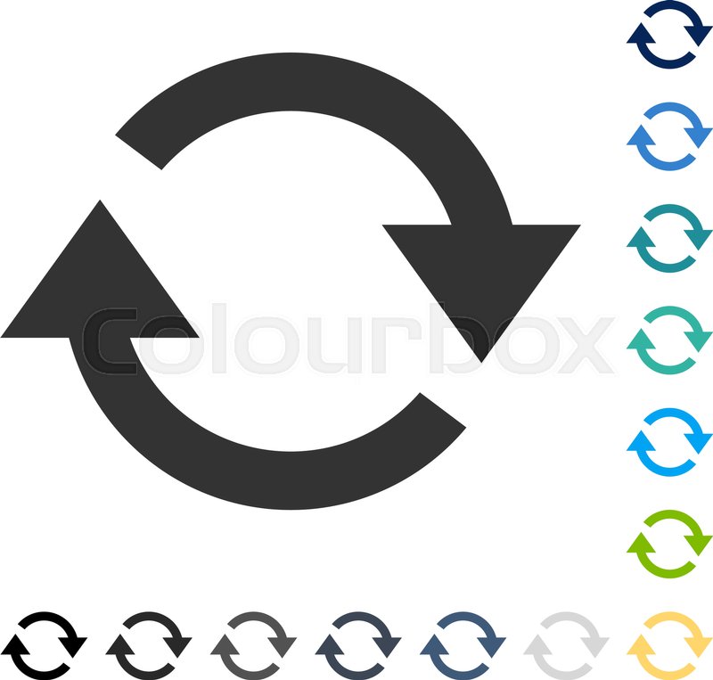 800x763 Refresh Icon Vector Illustration Stock Vector Colourbox
