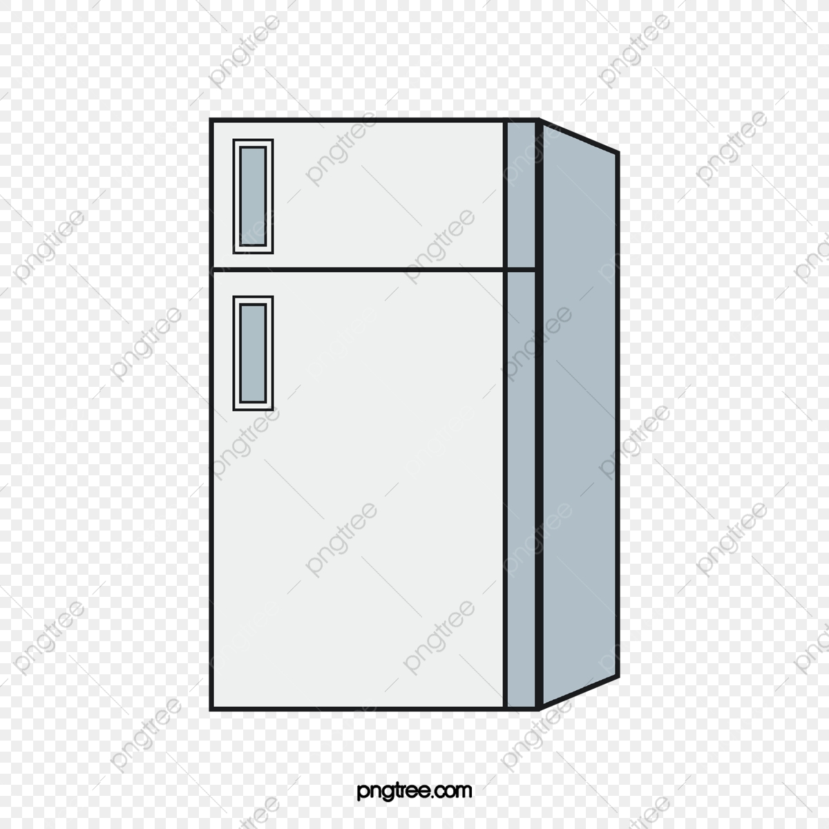 1200x1200 Refrigerator, Vector Fridge, Cartoon Refrigerator Png And Vector
