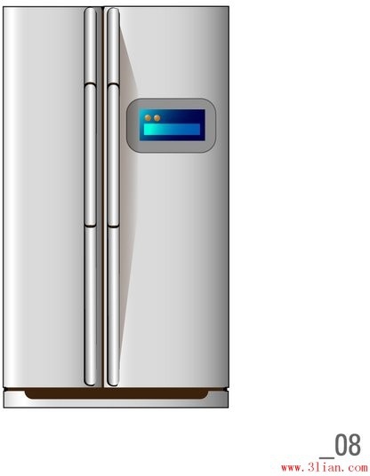 416x536 Refrigerator Vector Free Vector In Adobe Illustrator