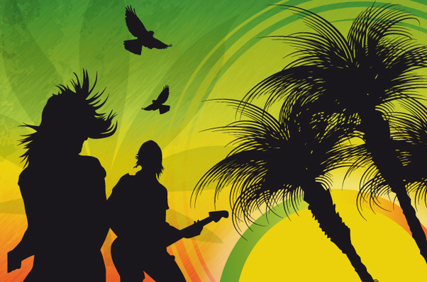Reggae Music Background Free Vector Download Cannypic 602x398 Reggae Music Background Free Vector Download Cannypic