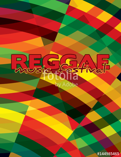 Reggae Background For Music Festival Vector Graphic Pattern Cmyk 387x500 Reggae Background For Music Festival Vector Graphic Pattern Cmyk