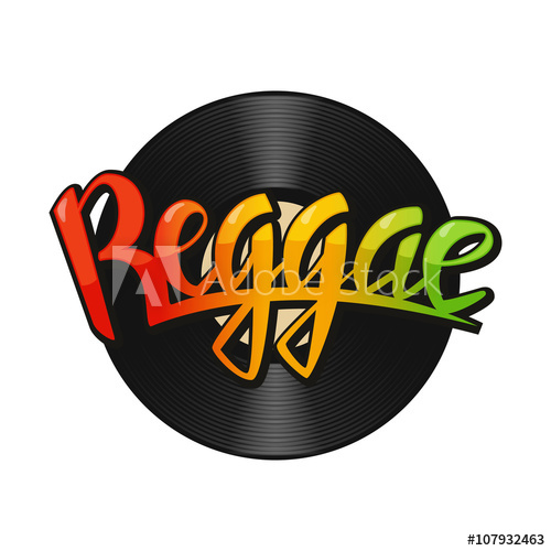 Reggae Vinyl Disc Label Vector Reggae Lettering Rastafarian 500x500 Reggae Vinyl Disc Label Vector Reggae Lettering Rastafarian