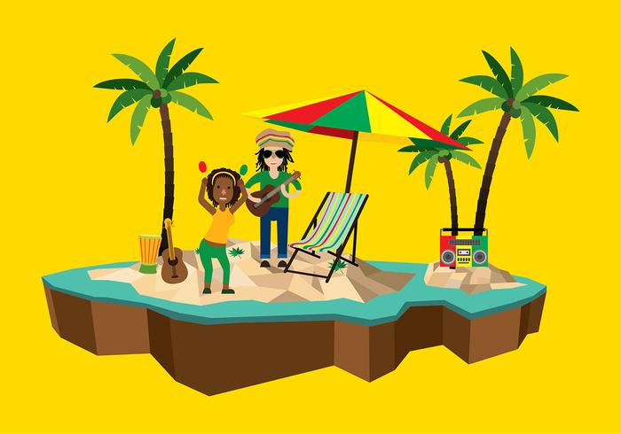 Reggae Free Vector Art 700x490 Reggae Free Vector Art