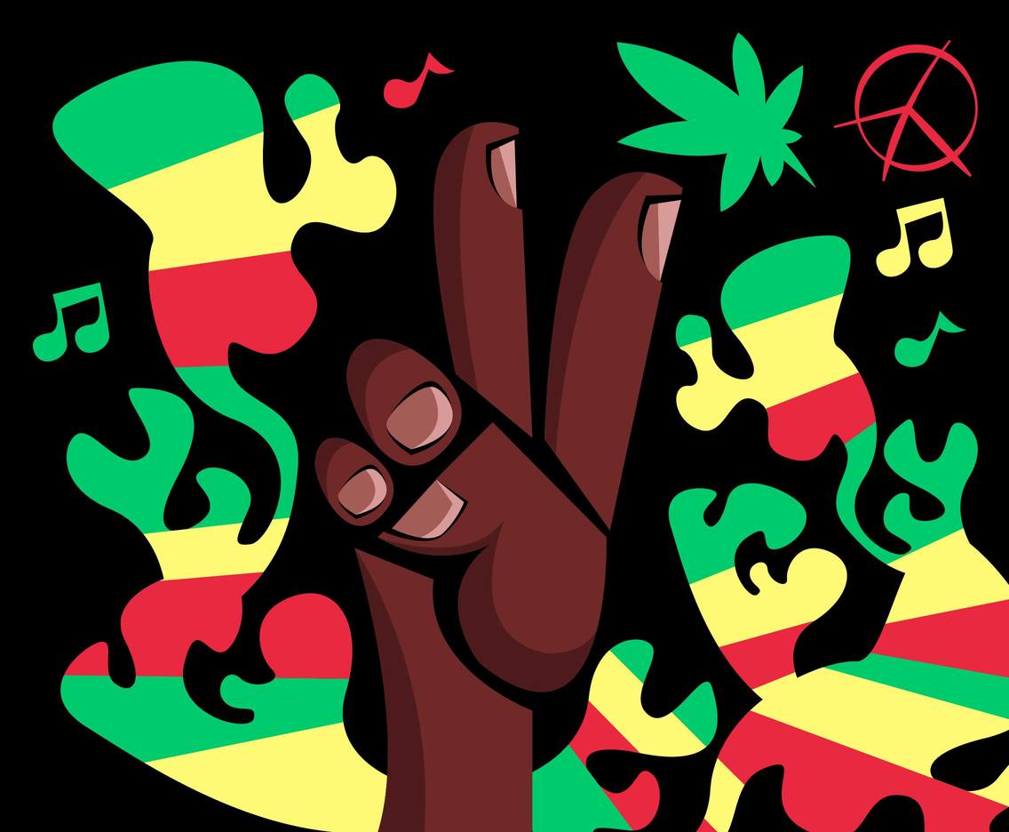 Reggae Illustration Background Vector Vector Art Graphics 1136x936 Reggae Illustration Background Vector Vector Art Graphics