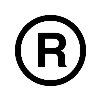 350x350 Registered Trademark Symbol Vector