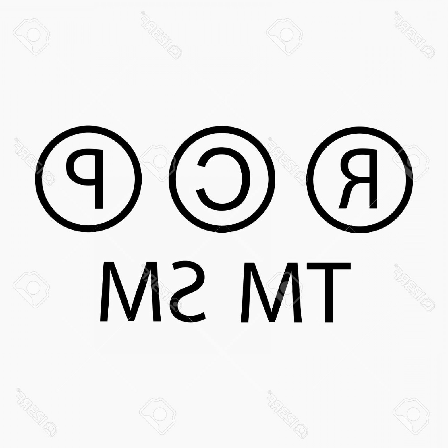 1560x1560 Photostock Vector Trademark Symbol Copyright Symbol Registered