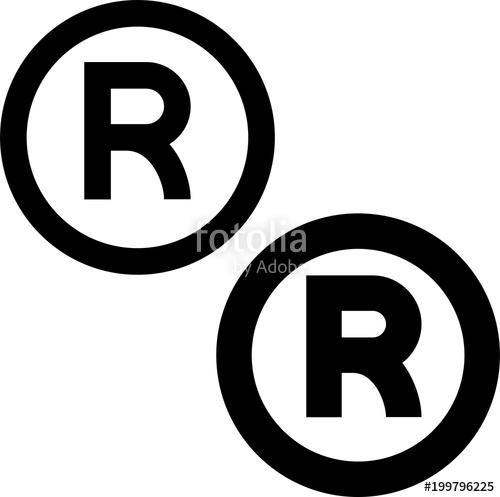 500x497 Registered Trademark Icon Stock Image And Royalty Free Vector