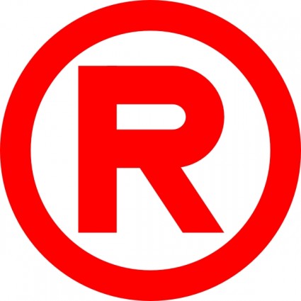 425x425 Registered Trademark Symbol Vector
