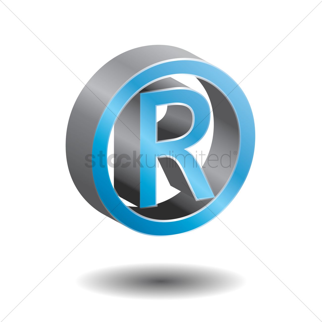 1300x1300 Registered Trademark Symbol Vector Image