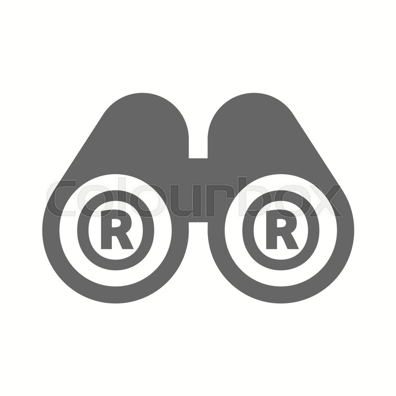 800x800 Illustration Of An Isolated Binoculars Stock Vector Colourbox