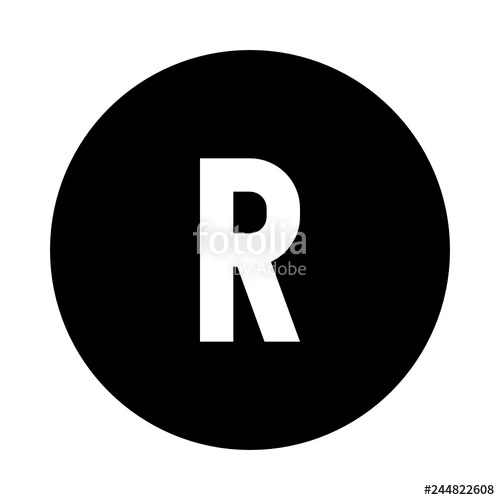 500x500 Registered Trademark R Stock Image And Royalty Free Vector