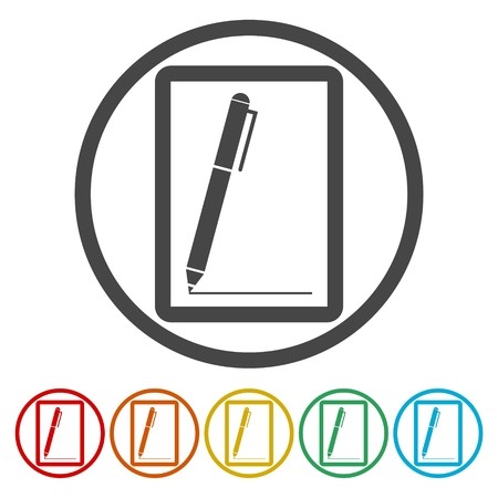 450x450 Registration Icon Vector, Simple Registration Vector Icon Royalty