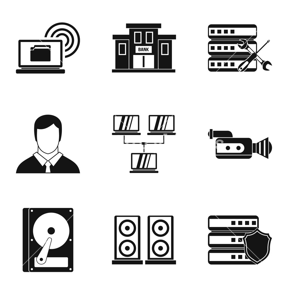 1000x1000 Registration Icons Set Simple Set Of Registration Vector Icons