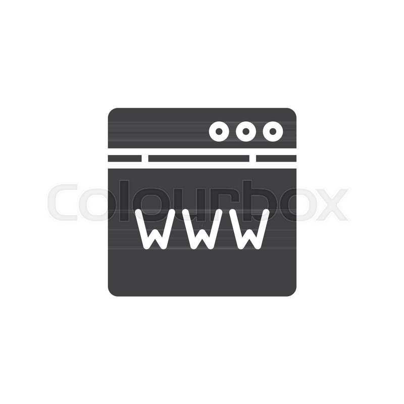 800x800 Domain Registration Vector Icon Stock Vector Colourbox