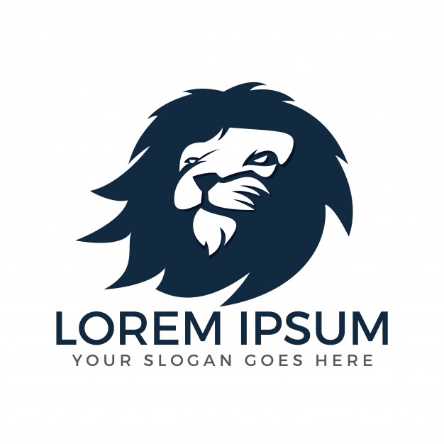 626x626 Lion Head Logo Vector Design Conceito De Sinal De De Rei