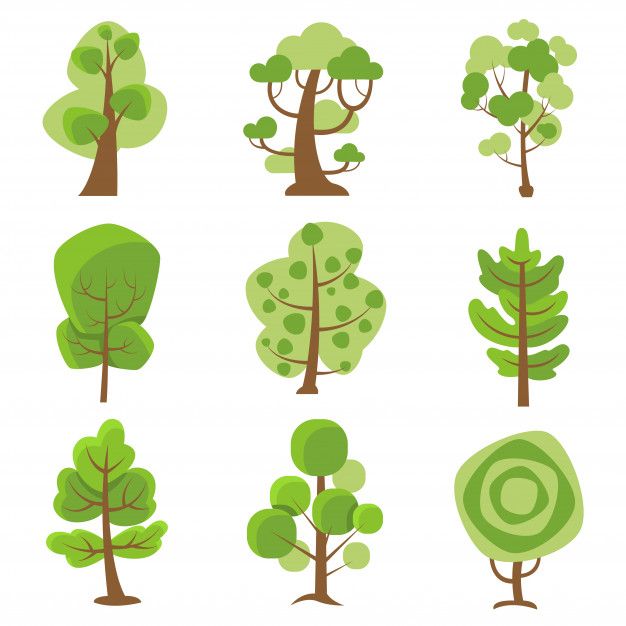 626x626 Tree Logo Cartoon Decorative Icons Free Vector Lvc Logo Tree