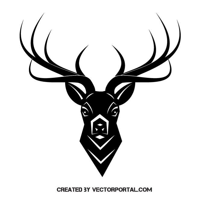 660x660 Deer Antlers Vector