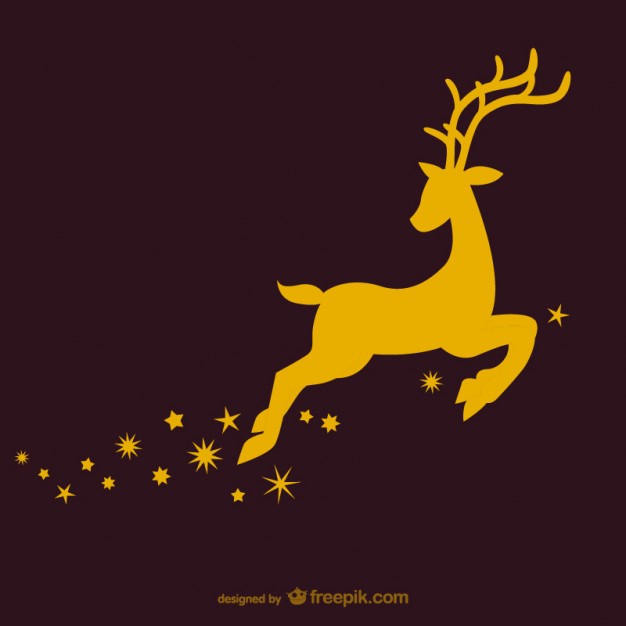 Reindeer Silhouette Vector Vector Free Download 626x626 Reindeer Silhouette Vector Vector Free Download