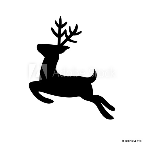 500x500 Reindeer Vector Icon