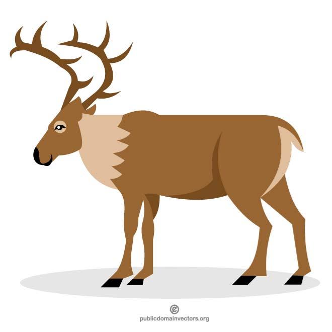 Reindeer Vector Free at Vectorified.com | Collection of Reindeer Vector ...