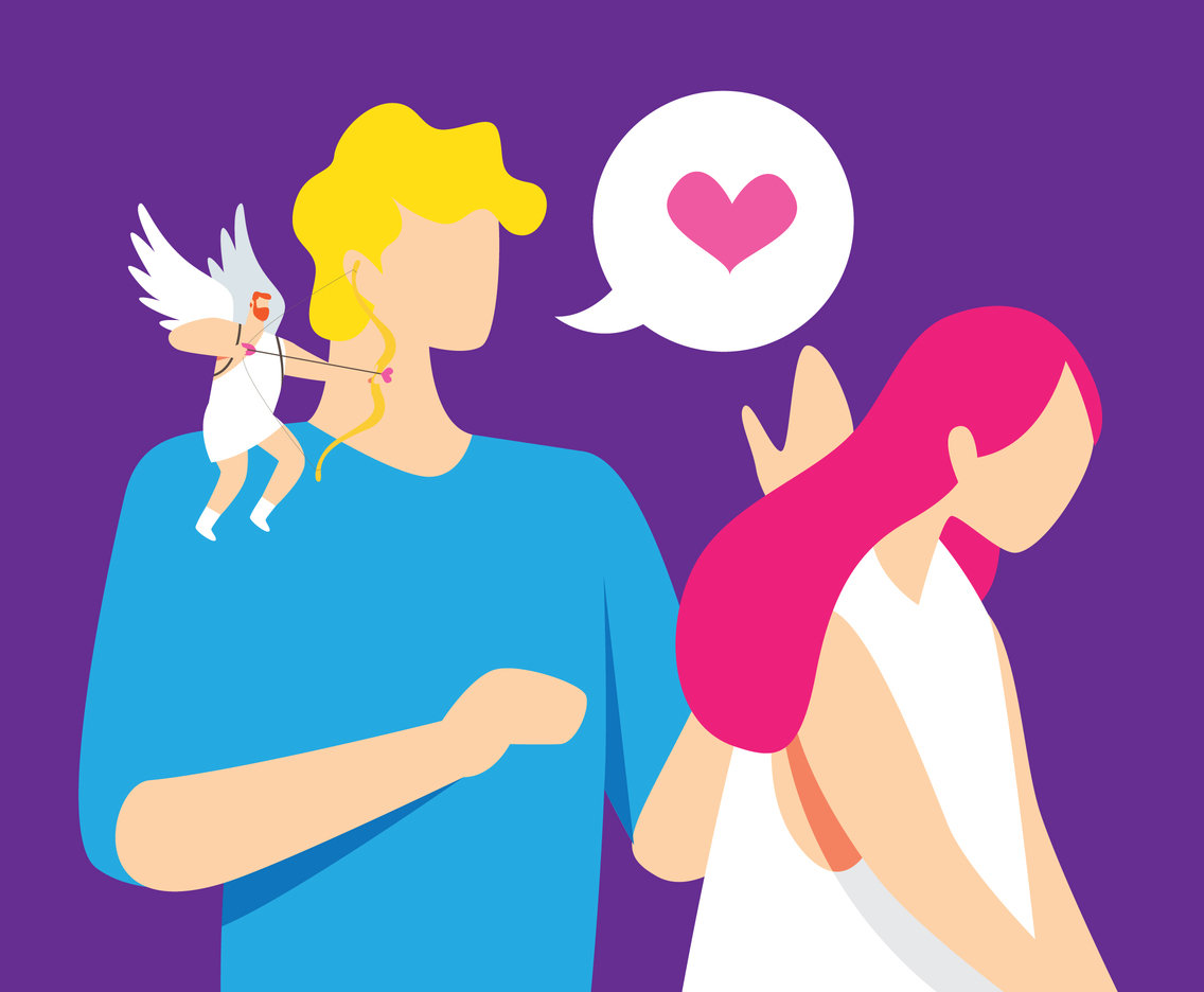 1136x936 Cupid In Relationship Vector Art Graphics