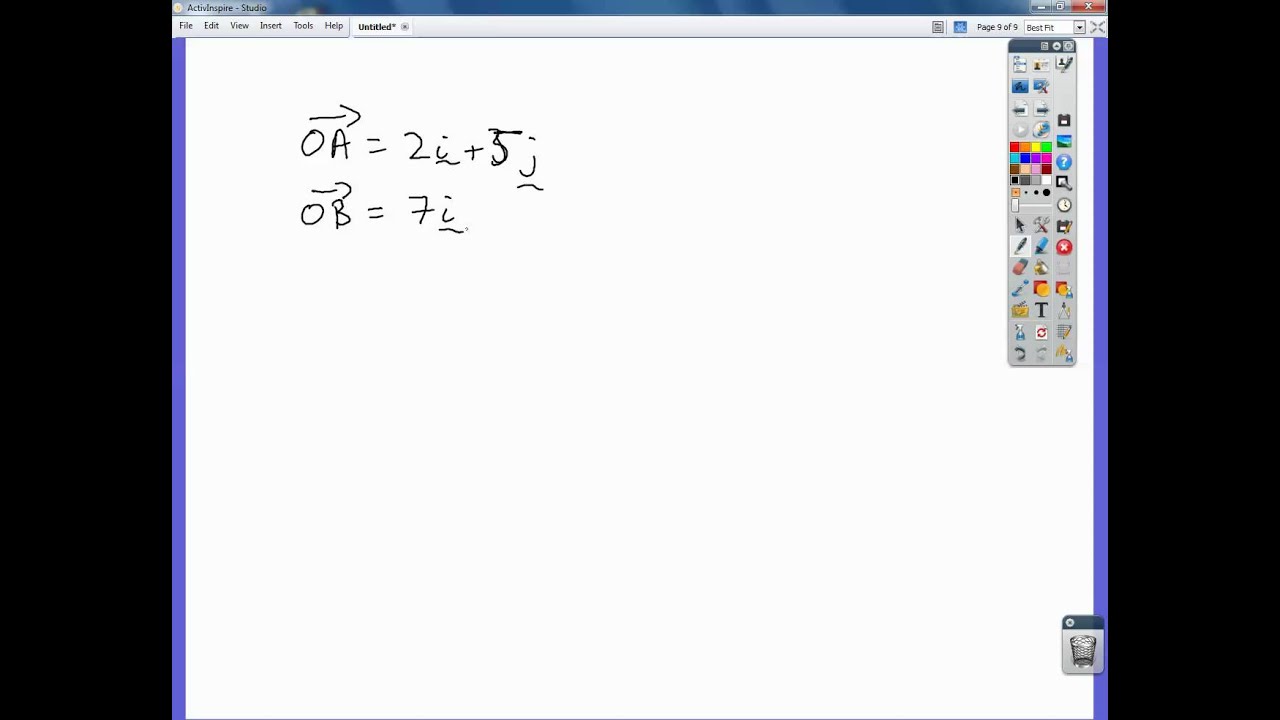 1280x720 Relative Position Vectors And Magnitude