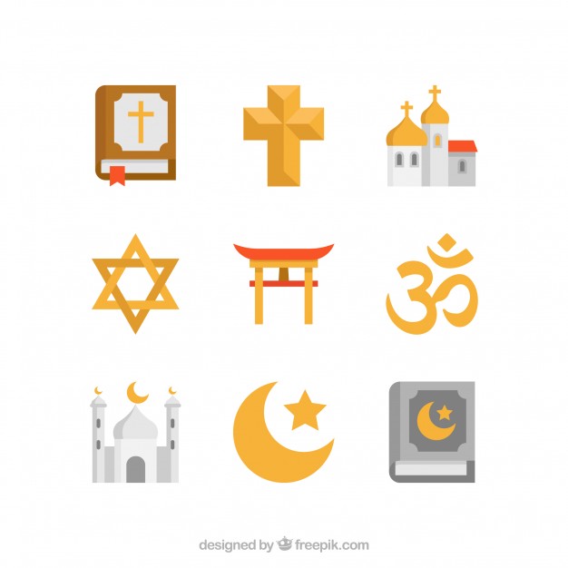 626x626 Religion Symbols Vector Free Download