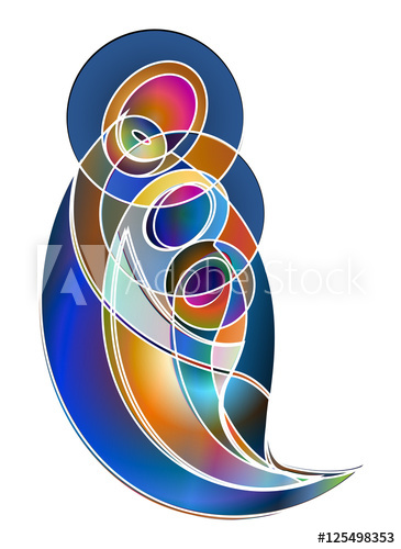 365x500 Christmas Nativity Religious Scene Holy Family Jesus Mary