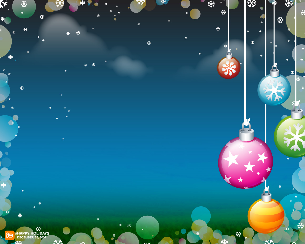 1280x1024 Download Christmas Vector Decorations Wallpapers Christian