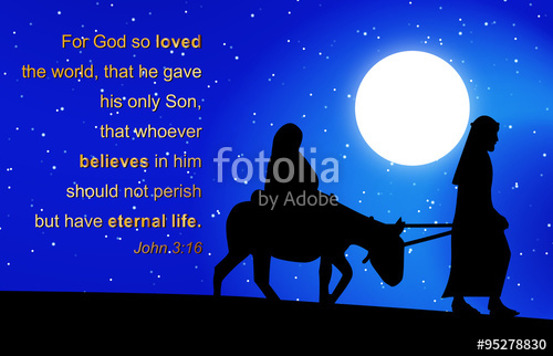 500x322 Religious Christmas Card Stock Image And Royalty Free Vector