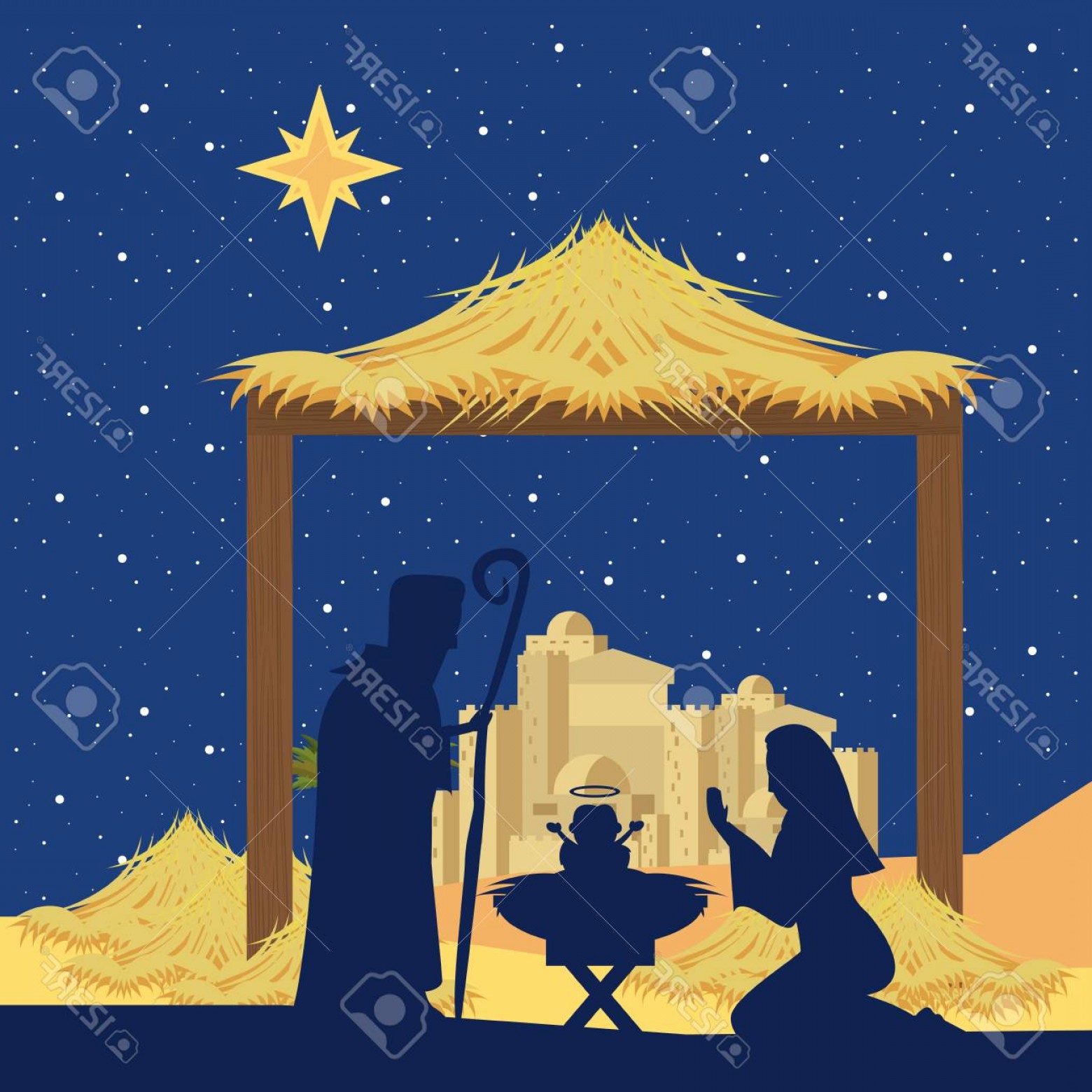 1560x1560 Religious Nativity Christmas Decorative Vectors Newwaysys