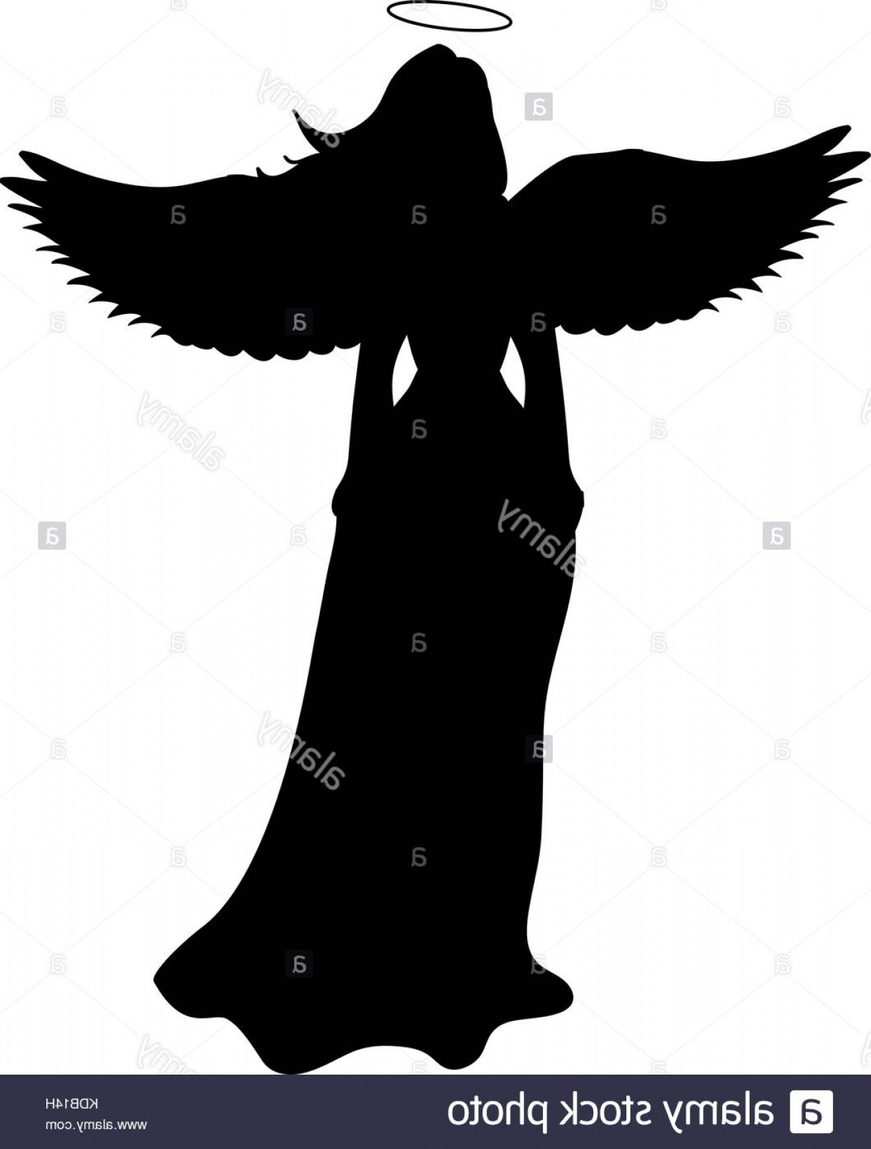 1264x1668 Stock Image Angel Silhouette Christmas Religious Christian Vector