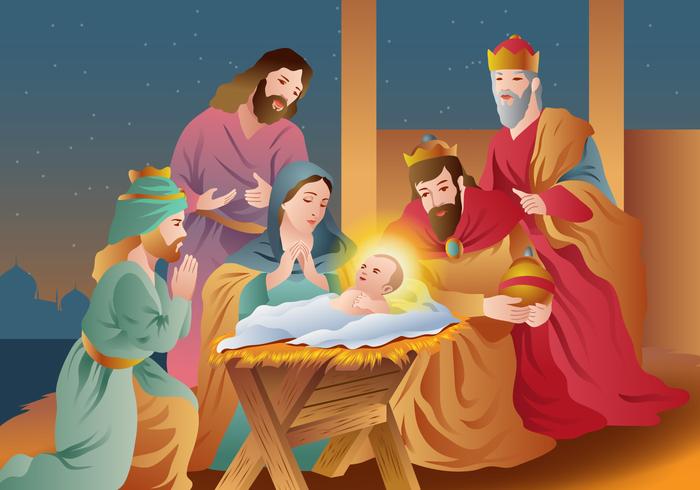700x490 Christmas Religious Happy Epiphany Vector