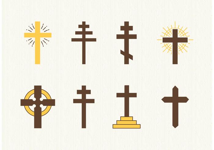 700x490 Free Christian Crosses Vector