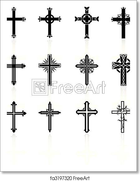 Religious Cross Vector at Vectorified.com | Collection of Religious ...